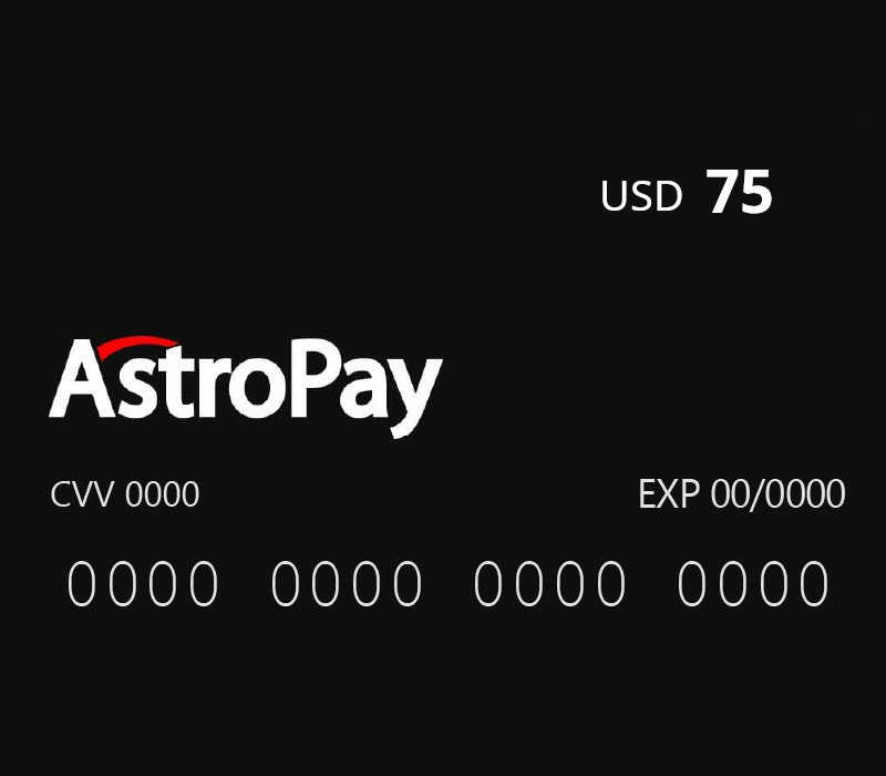 Astropay Карта $75 US