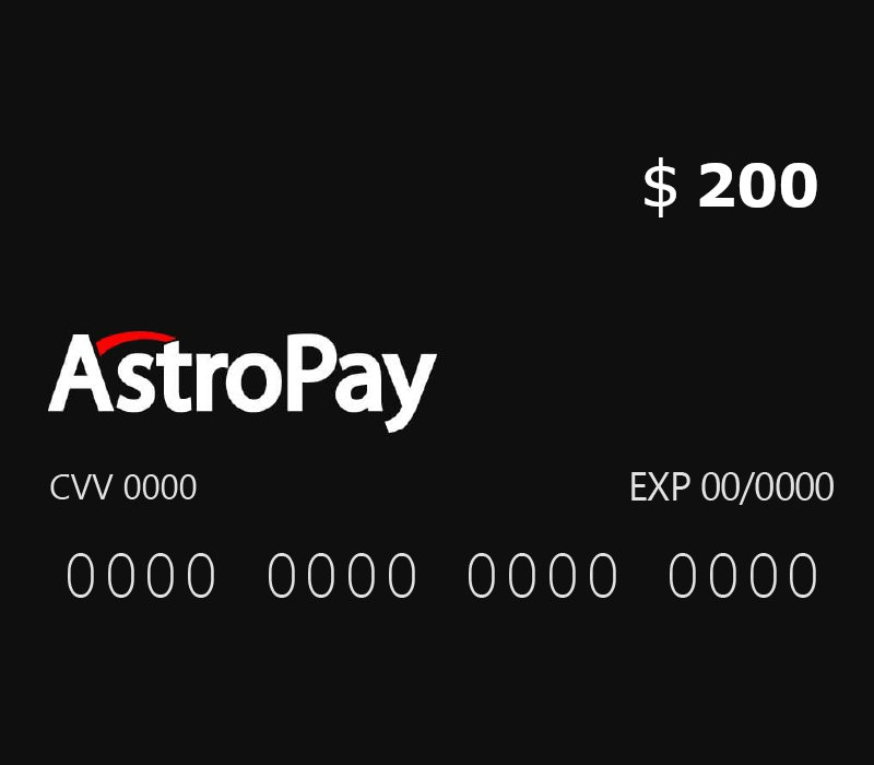 Astropay Карта $200 US