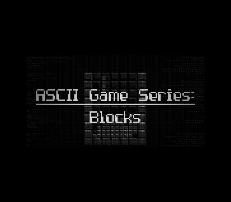 ASCII Game Series: Blocks Steam Ключ