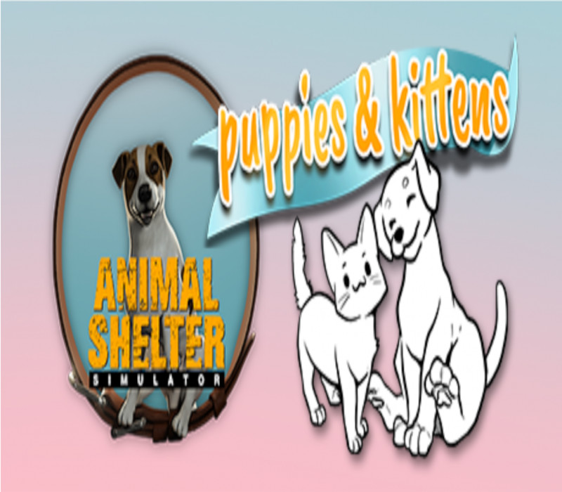 Animal Shelter - Puppies & Kittens DLC EN Language Only PC Steam Ключ