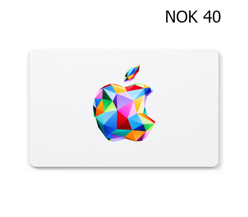 Apple 40 NOK Подарочная карта NO
