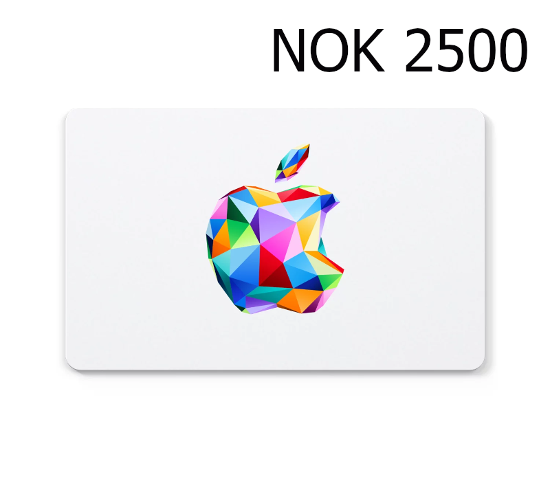 Apple 2500 NOK Подарочная карта NO