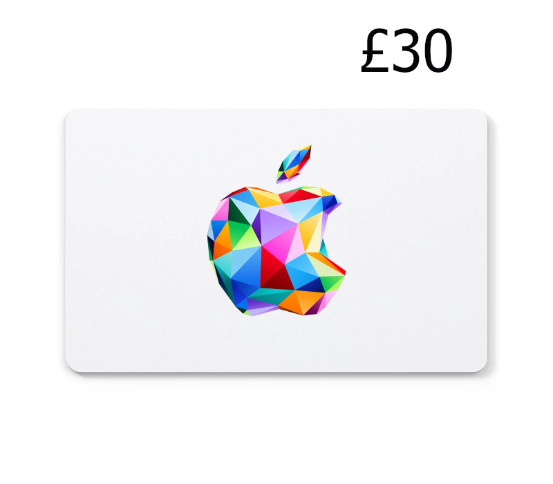 Apple £30 Подарочная карта UK