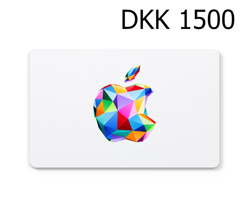 Apple 1500 DKK Подарочная карта DK