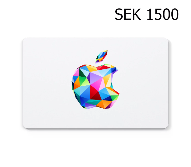 Apple 1500 SEK Подарочная карта SE