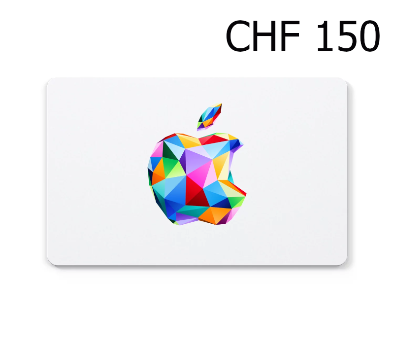 Apple 150 CHF Подарочная карта CH