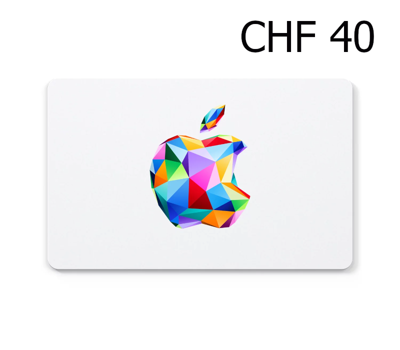 Apple 40 CHF Подарочная карта CH
