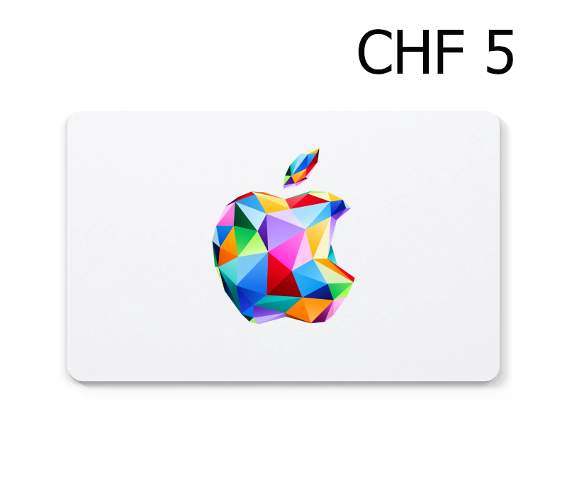 Apple 5 CHF Подарочная карта CH