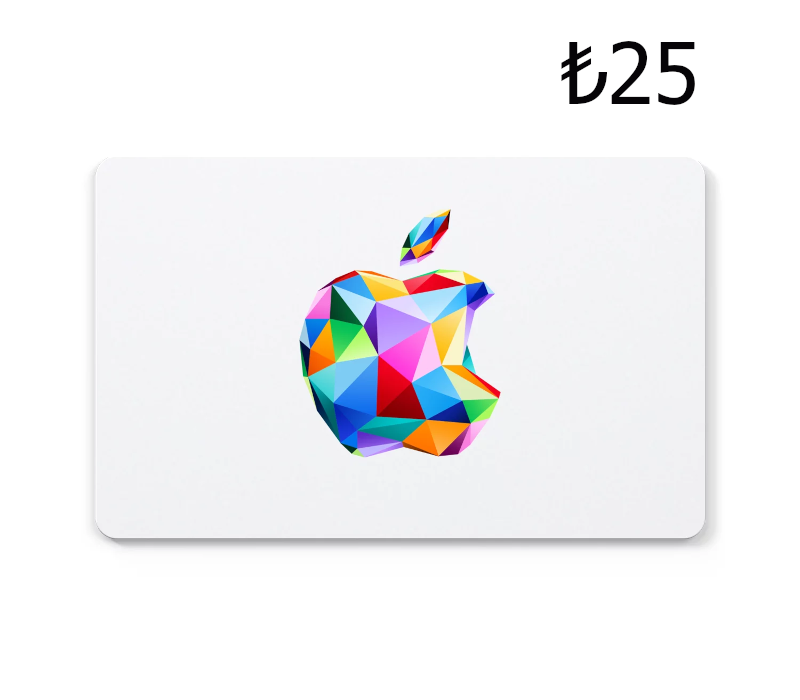 Apple ₺25 Подарочная карта TR