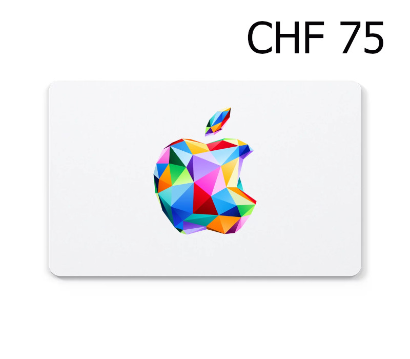 Apple 75 CHF Подарочная карта CH