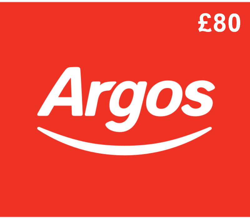 Argos £80 Подарочная карта UK