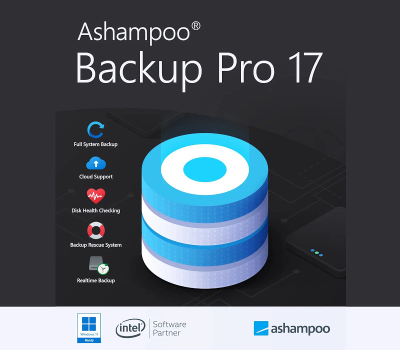 Ashampoo Backup Pro 17 Ключ (2 PCs)