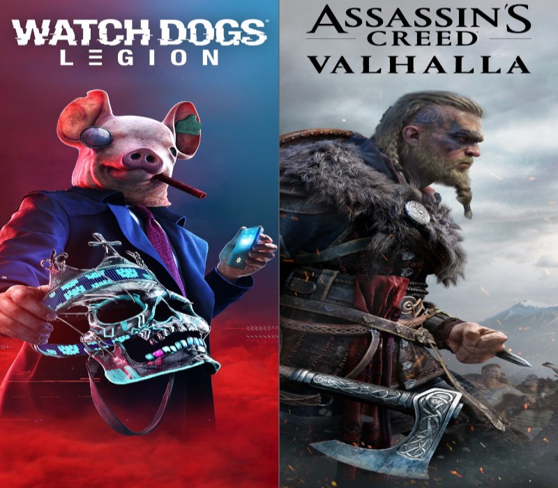 Assassin’s Creed Valhalla + Watch Dogs: Legion Набор AR XBOX One Ключ