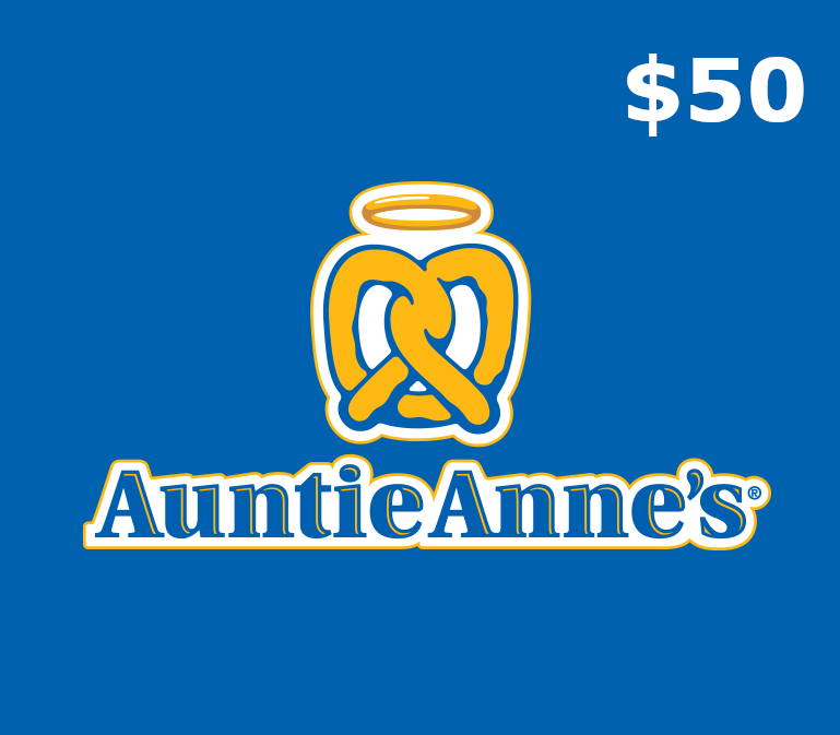 Auntie Anne's $50 Подарочная карта US