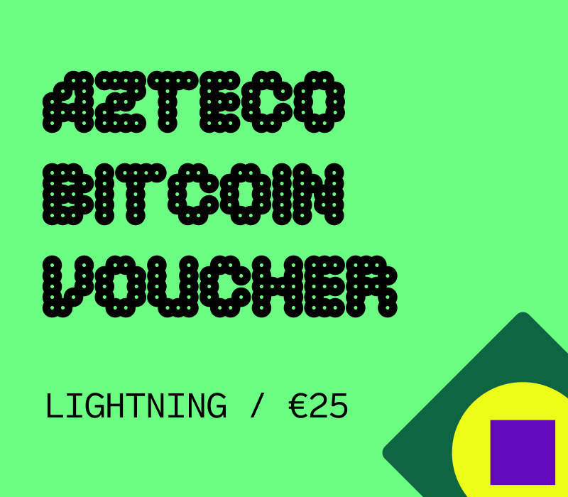 Azteco Bitcoin Lighting €25 Voucher