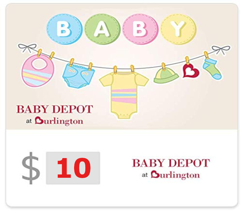 Baby Depot at Burlington $10 Подарочная карта US
