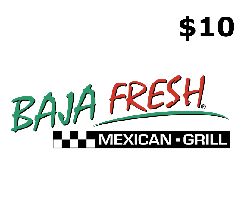 Baja Fresh $10 Подарочная карта US