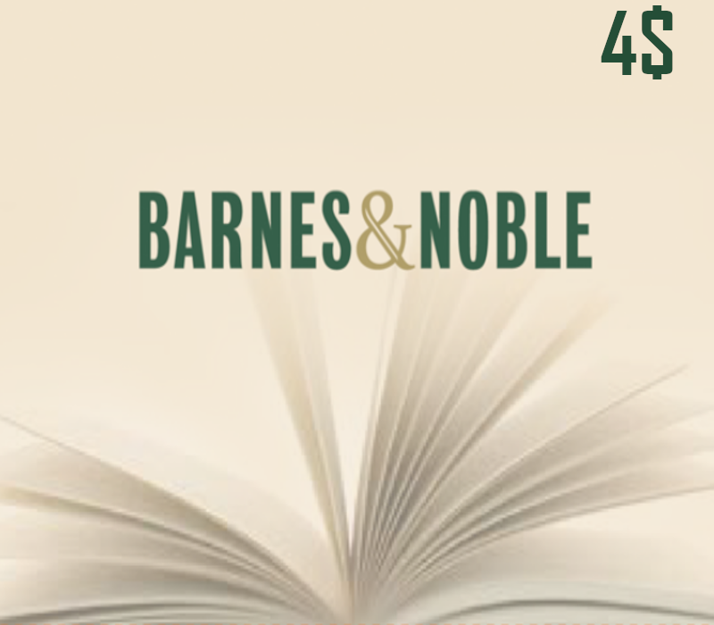 Barnes and Noble $4 Подарочная карта US