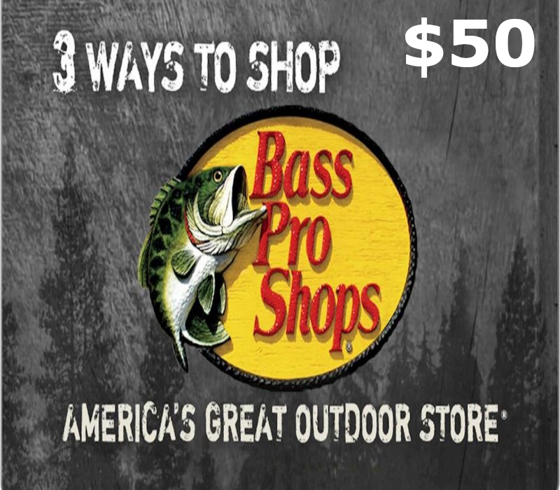 Bass Pro Shops $50 Подарочная карта US