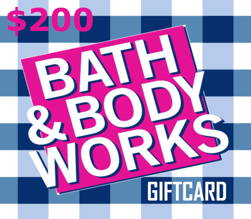 Bath & Body Works $200 Подарочная карта US