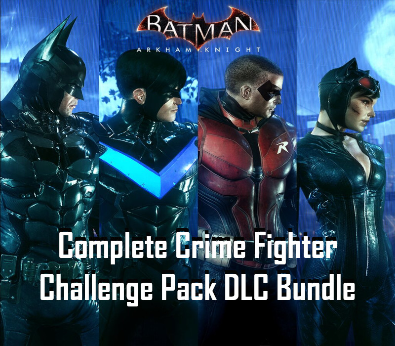 Batman Arkham Knight - Complete Crime Fighter Challenge Pack DLC Набор Steam Ключ