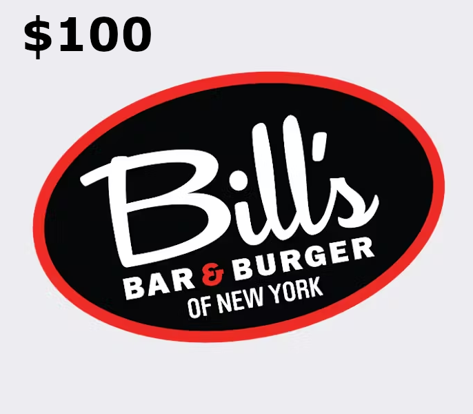 Bill's Bar & Burger $100 Подарочная карта US