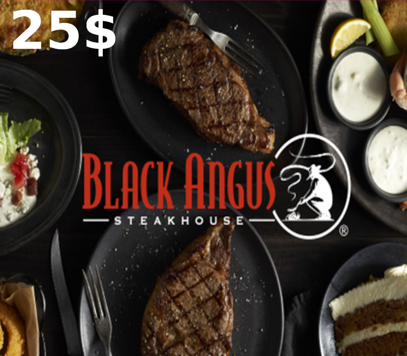 Black Angus Steakhouse $25 Подарочная карта US