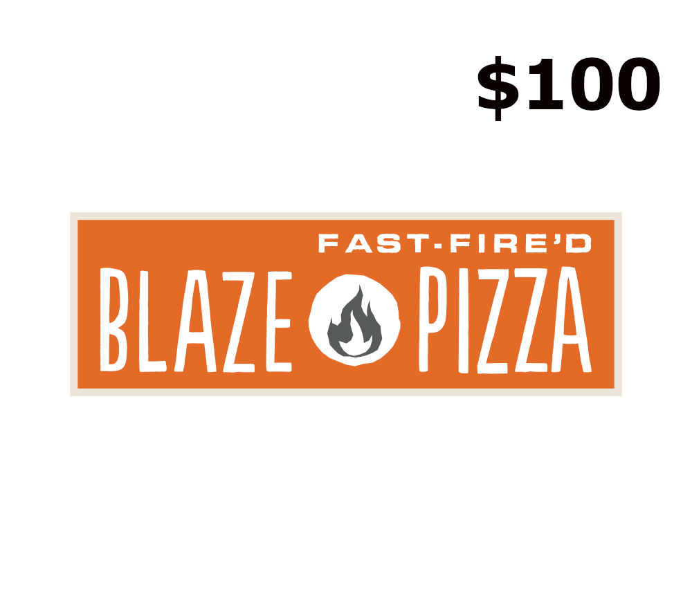 Blaze Pizza $100 Подарочная карта US