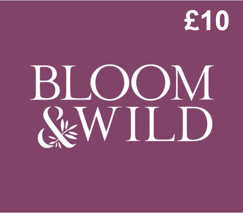 Bloom & Wild £10 Подарочная карта UK