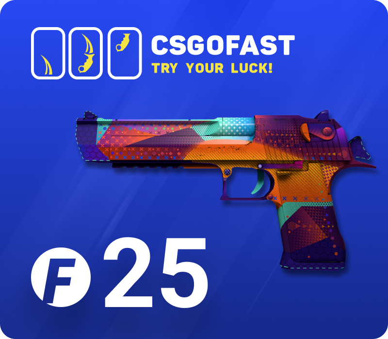 CSGOFAST 25 Fast Coins Подарочная карта