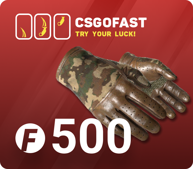 CSGOFAST 500 Fast Coins Подарочная карта