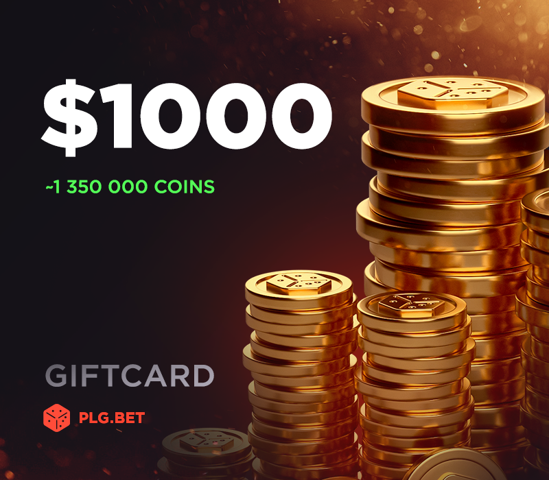 PLG.BET $1000 Подарочная карта