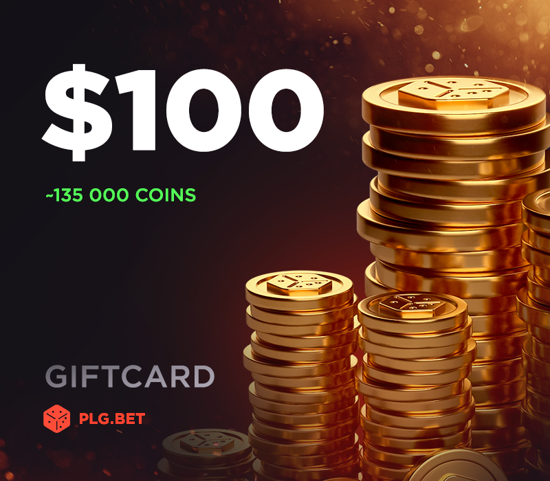 PLG.BET $100 Подарочная карта