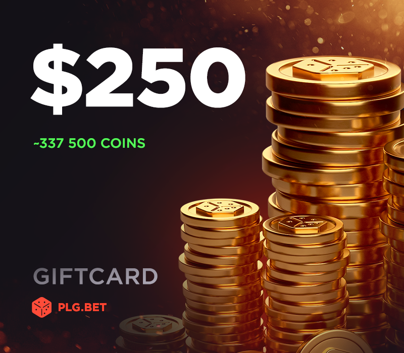 PLG.BET $250 Подарочная карта