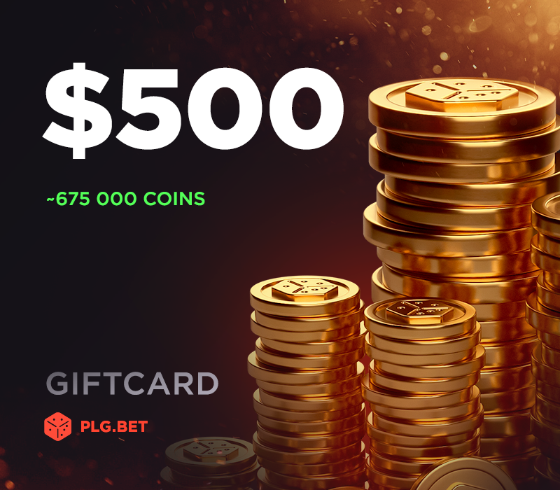 PLG.BET $500 Подарочная карта