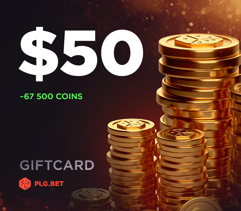 PLG.BET $50 Gift Card
