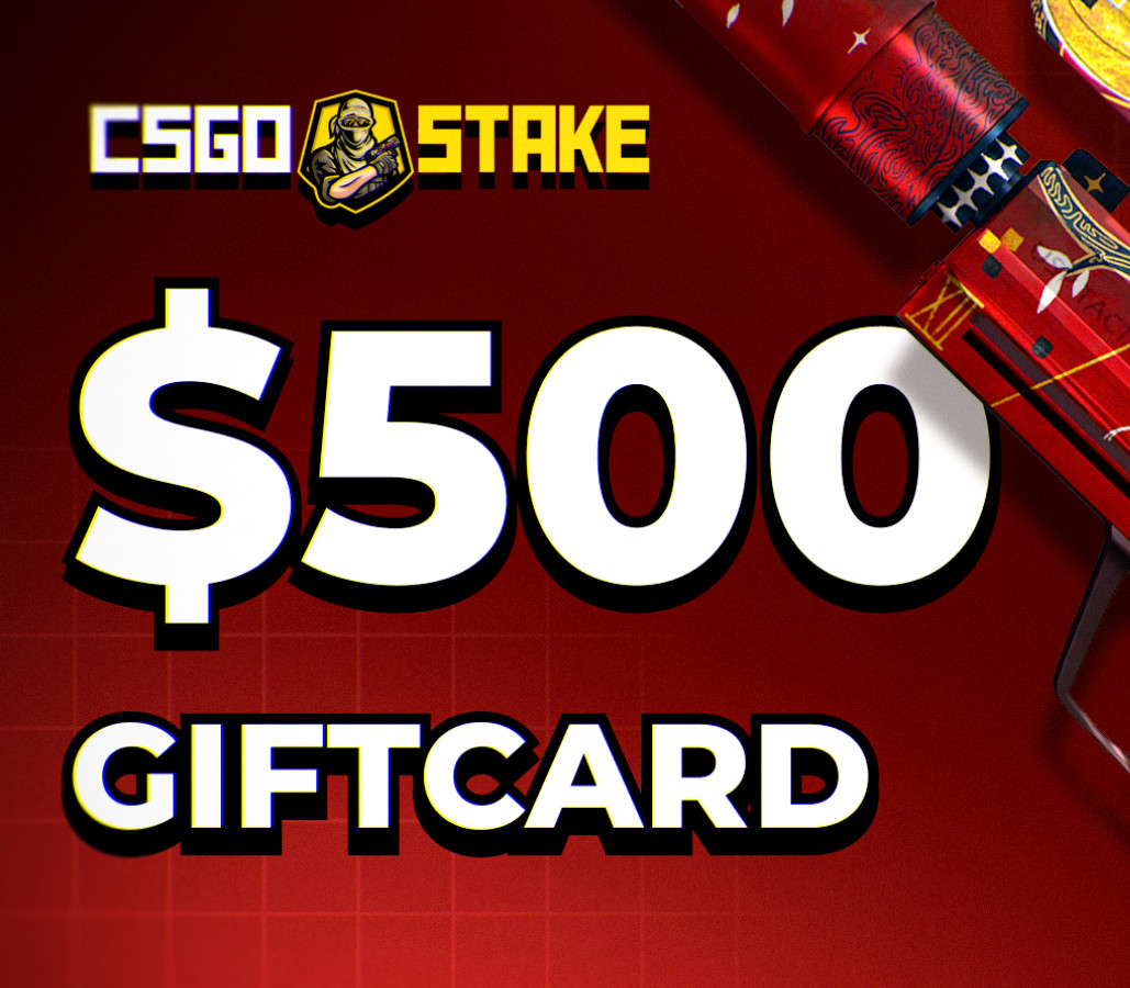 CSGOStake.com $500 Подарочная карта