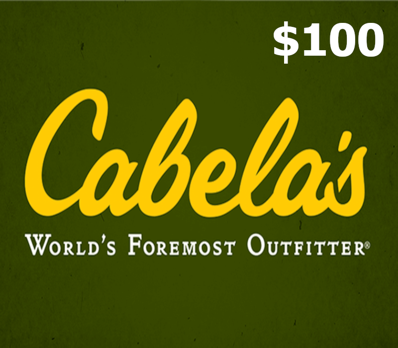 Cabelas $100 Подарочная карта US