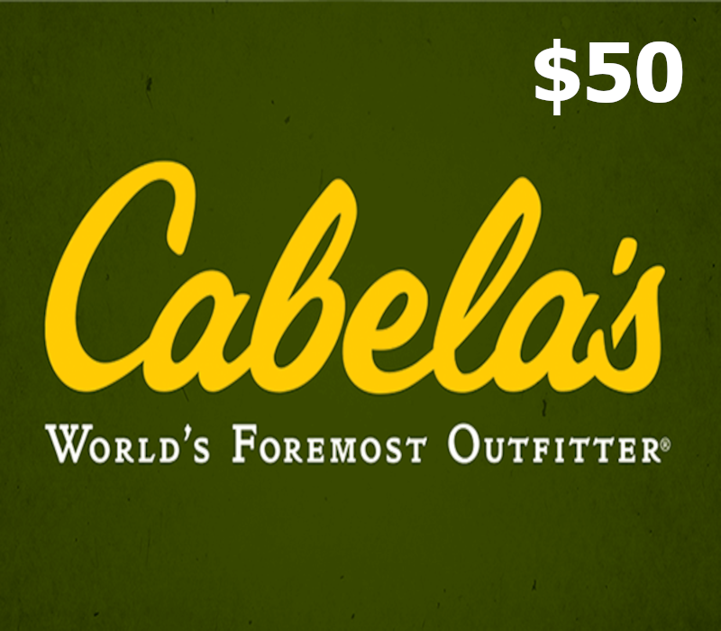 Cabelas $50 Подарочная карта US