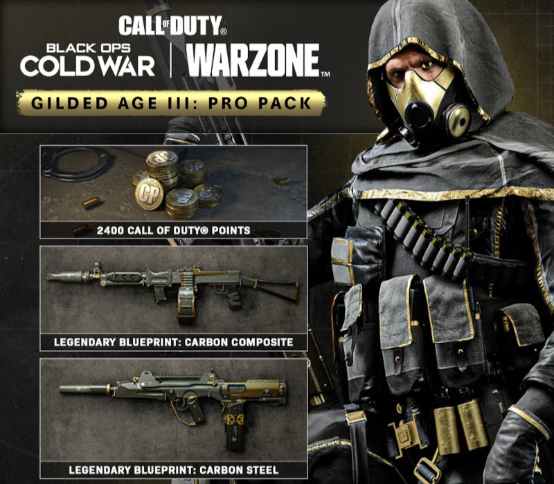 Call of Duty: Black Ops Cold War - Gilded Age III: Pro Pack DLC XBOX One / Xbox Series X|S Ключ