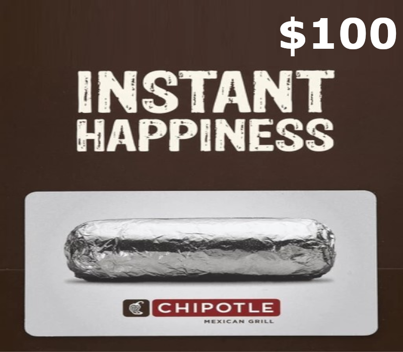 Chipotle $100 Gift Card US