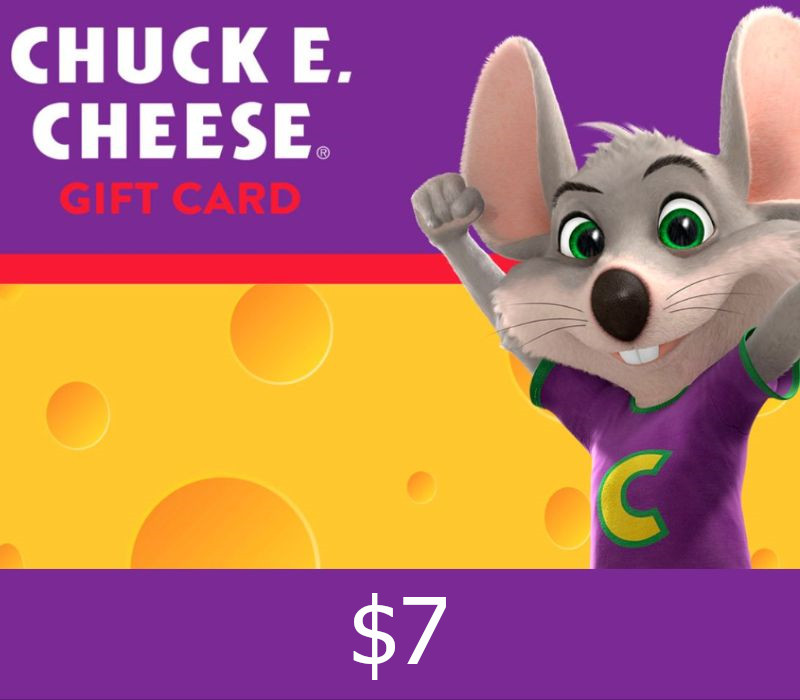 Chuck E. Cheese $7 Подарочная карта US
