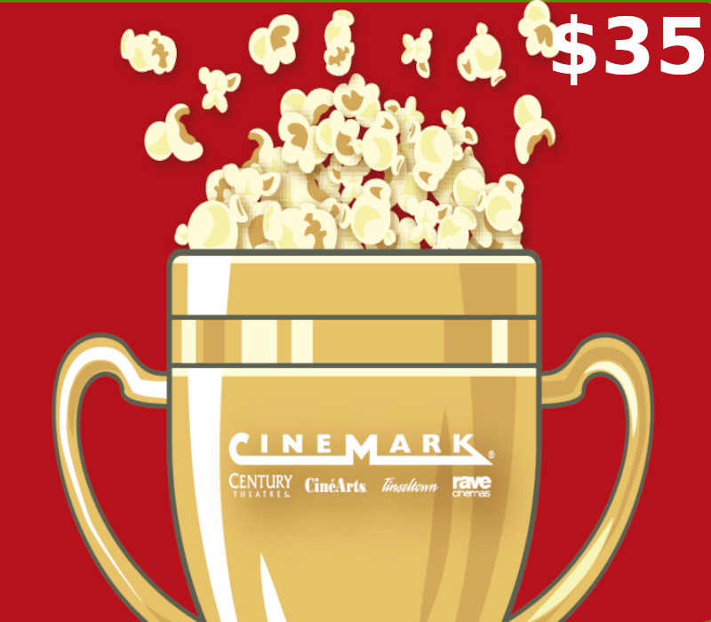 Cinemark Theatres $35 Подарочная карта US