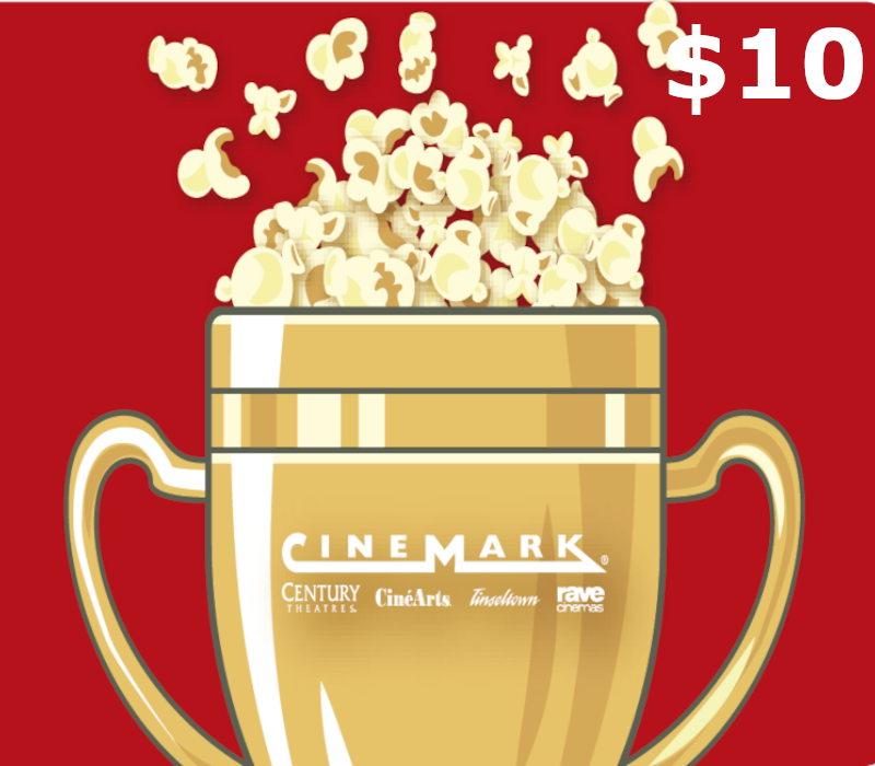 Cinemark Theatres $10 Подарочная карта US