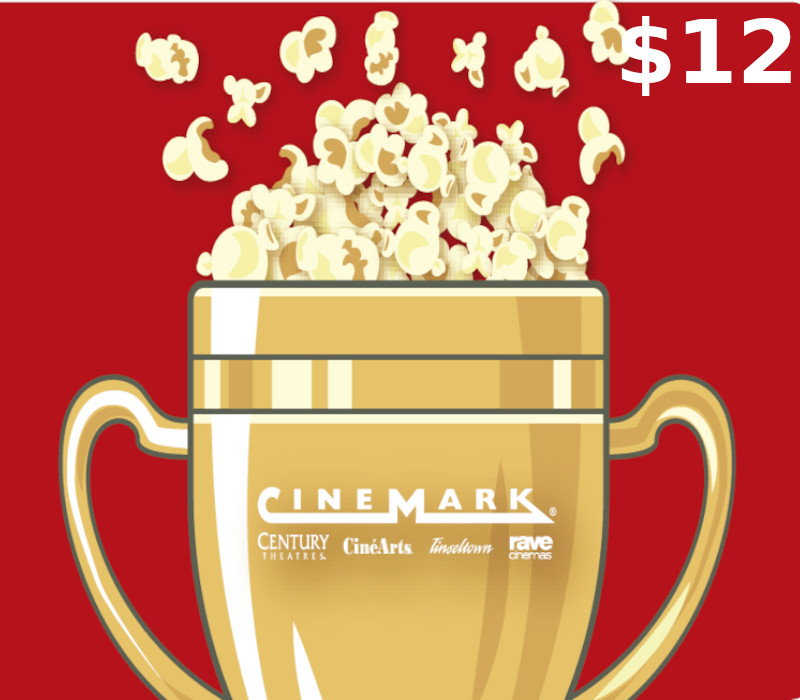 Cinemark Theatres $12 Подарочная карта US