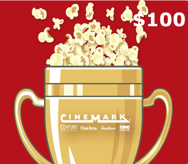 Cinemark Theatres $100 Подарочная карта US