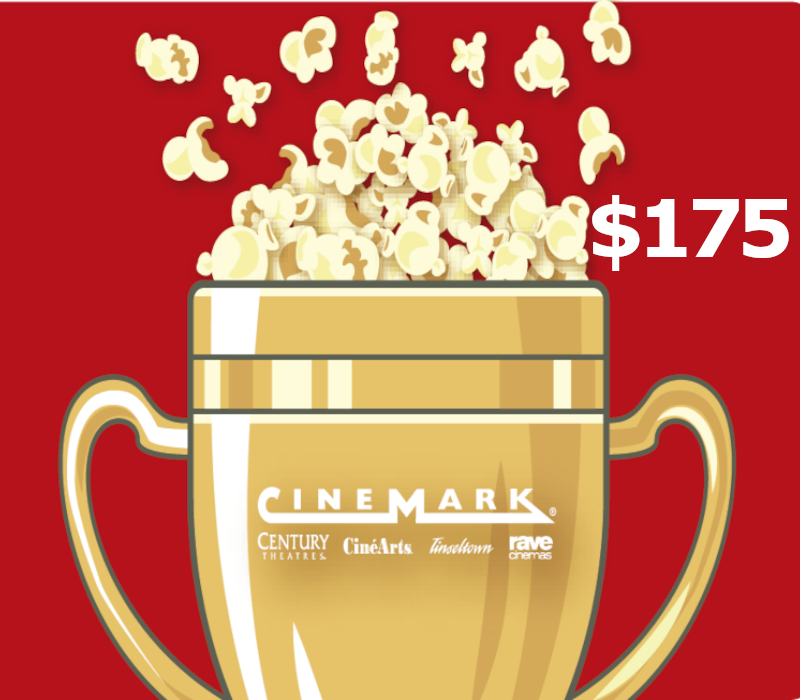 Cinemark Theatres $175 Подарочная карта US