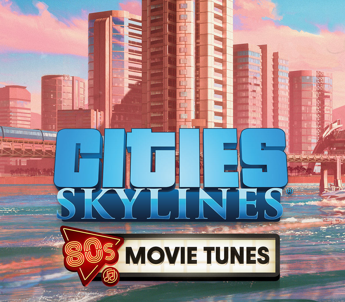 Cities: Skylines - 80's Movies Tunes DLC EU Steam Ключ