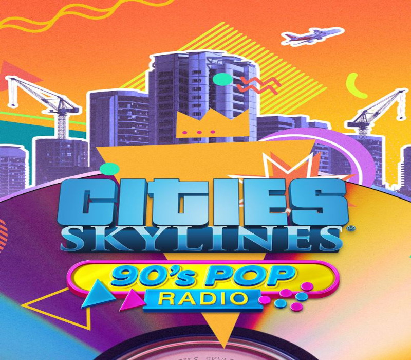 Cities: Skylines - 90's Pop Radio DLC PC Steam Ключ