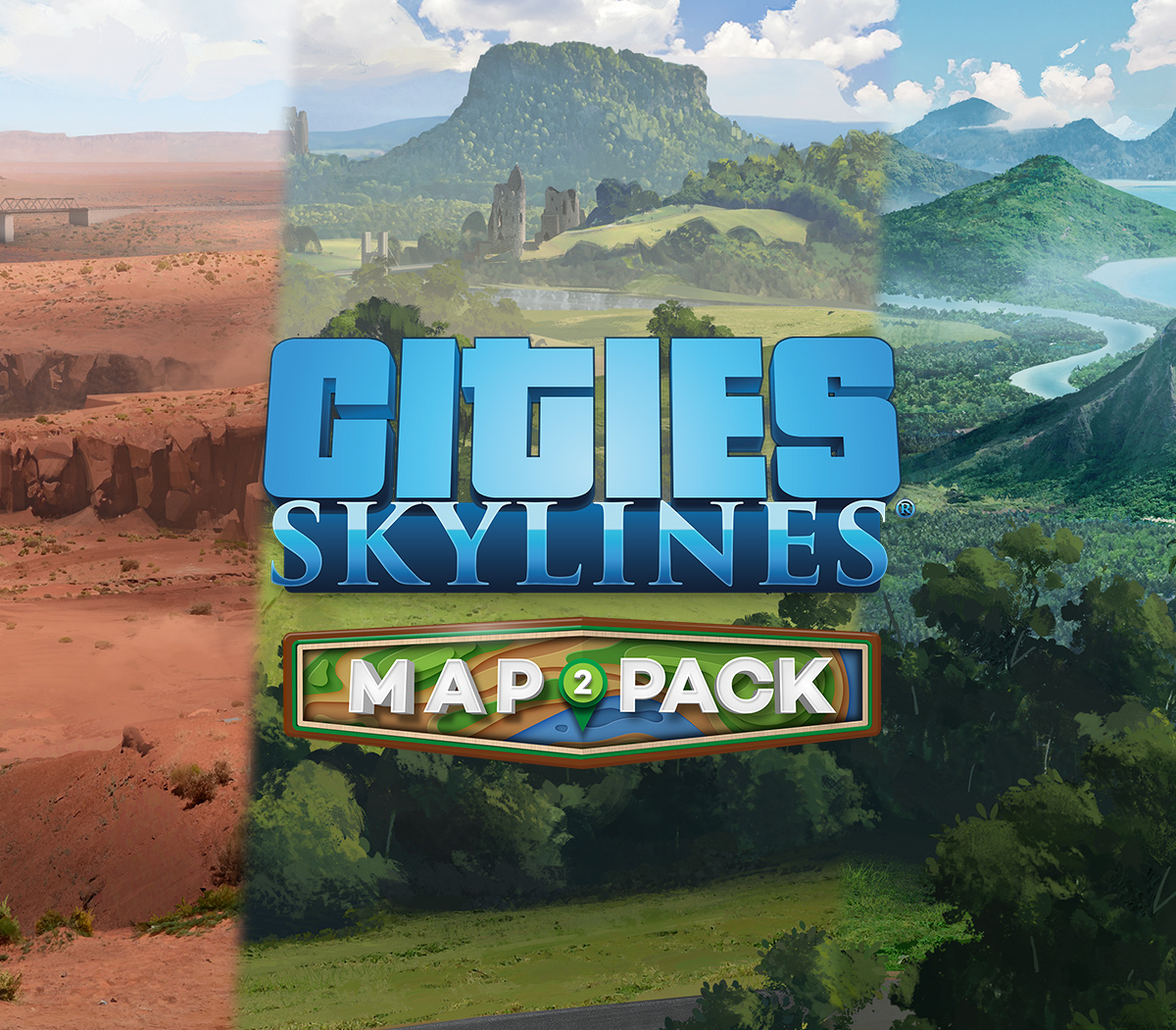 Cities: Skylines - Content Creator Pack: Map Pack 2 DLC Steam Ключ